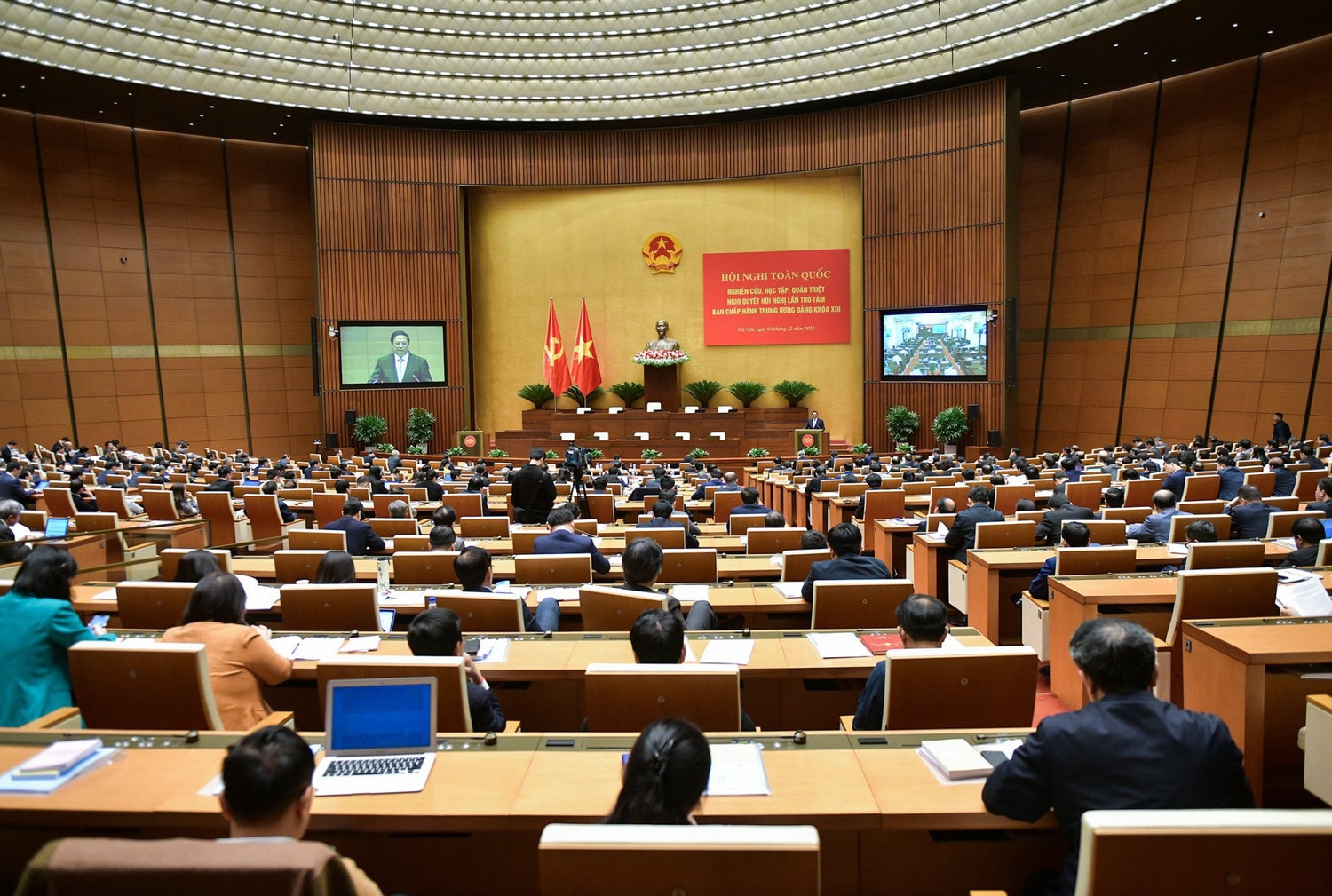 Khai mạc Hội nghị toàn quốc nghiên cứu, học tập Nghị quyết Hội nghị lần thứ Tám Ban Chấp hành Trung ương Đảng Khóa XIII -0