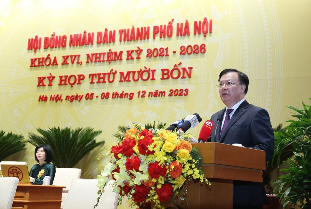 Phó Chủ tịch Quốc hội Nguyễn Khắc Định dự Kỳ họp thứ 14 HĐND TP Hà Nội -0