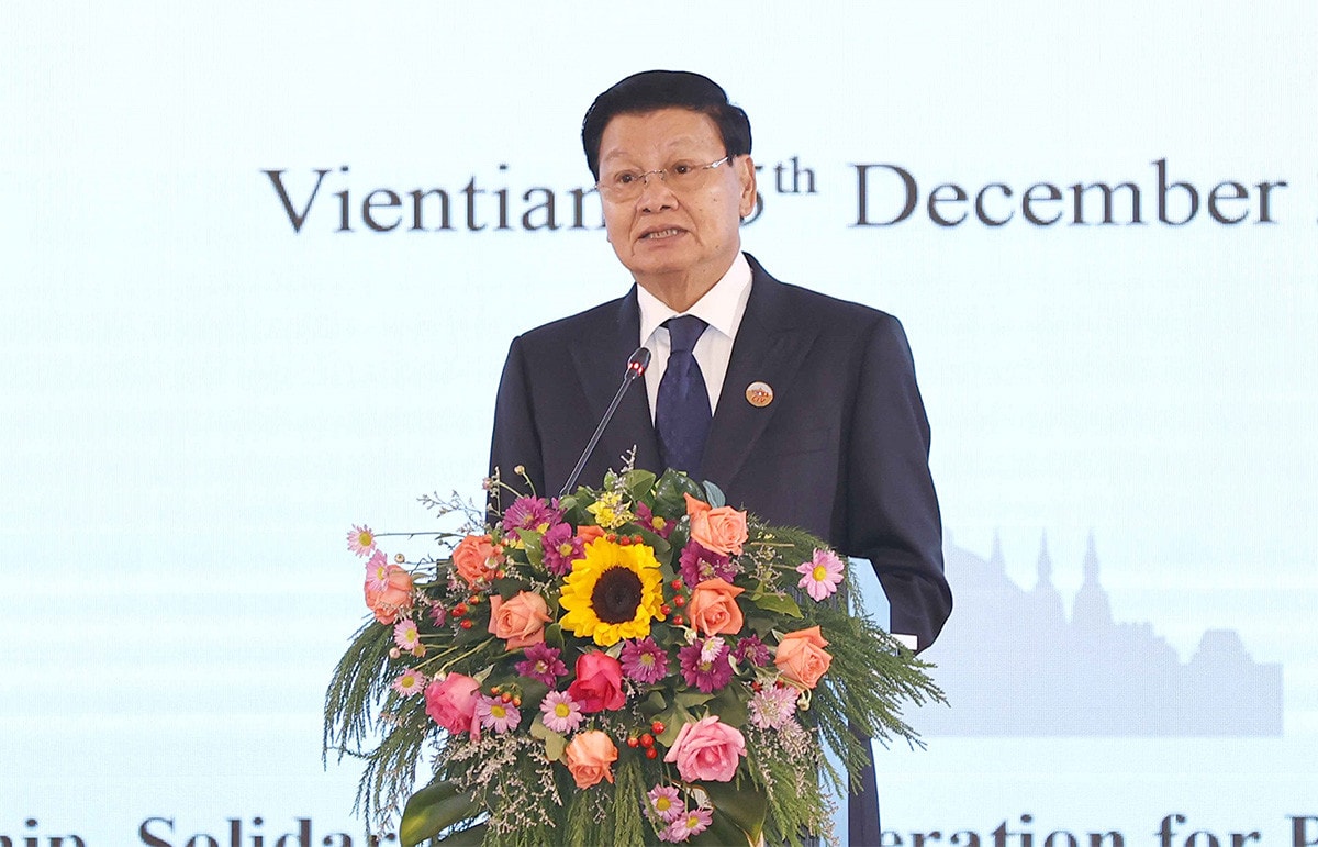 Chủ tịch Quốc hội Vương Đình Huệ dự khai mạc Hội nghị cấp cao Quốc hội 3 nước Campuchia - Lào - Việt Nam lần thứ nhất -3