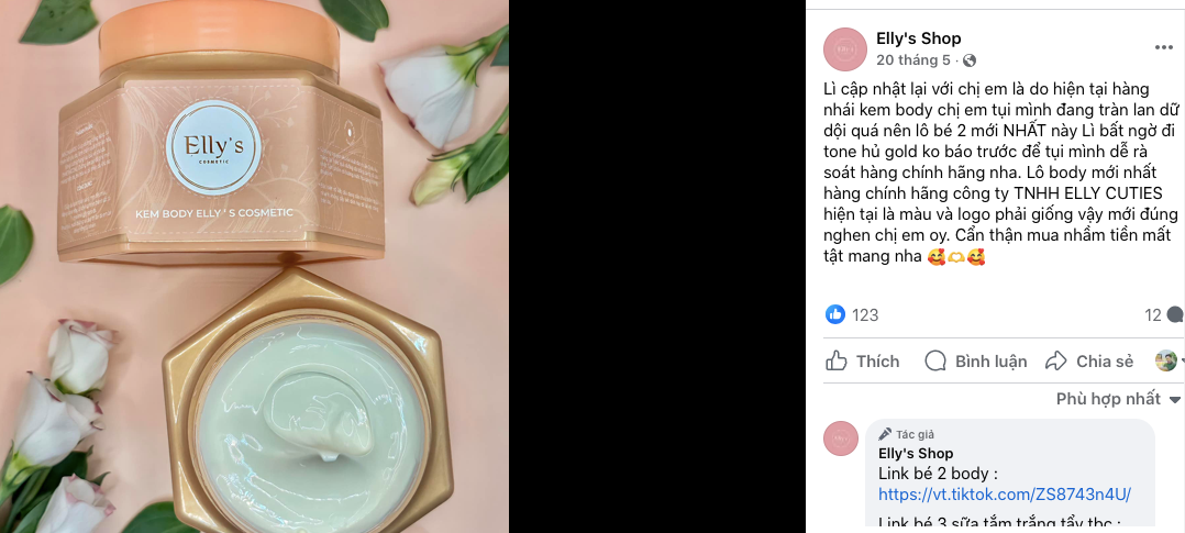 TP. Hồ Chí Minh: Công ty mỹ phẩm của Elly Trần bị đình chỉ hoạt động, buộc tiêu huỷ toàn bộ sản phẩm