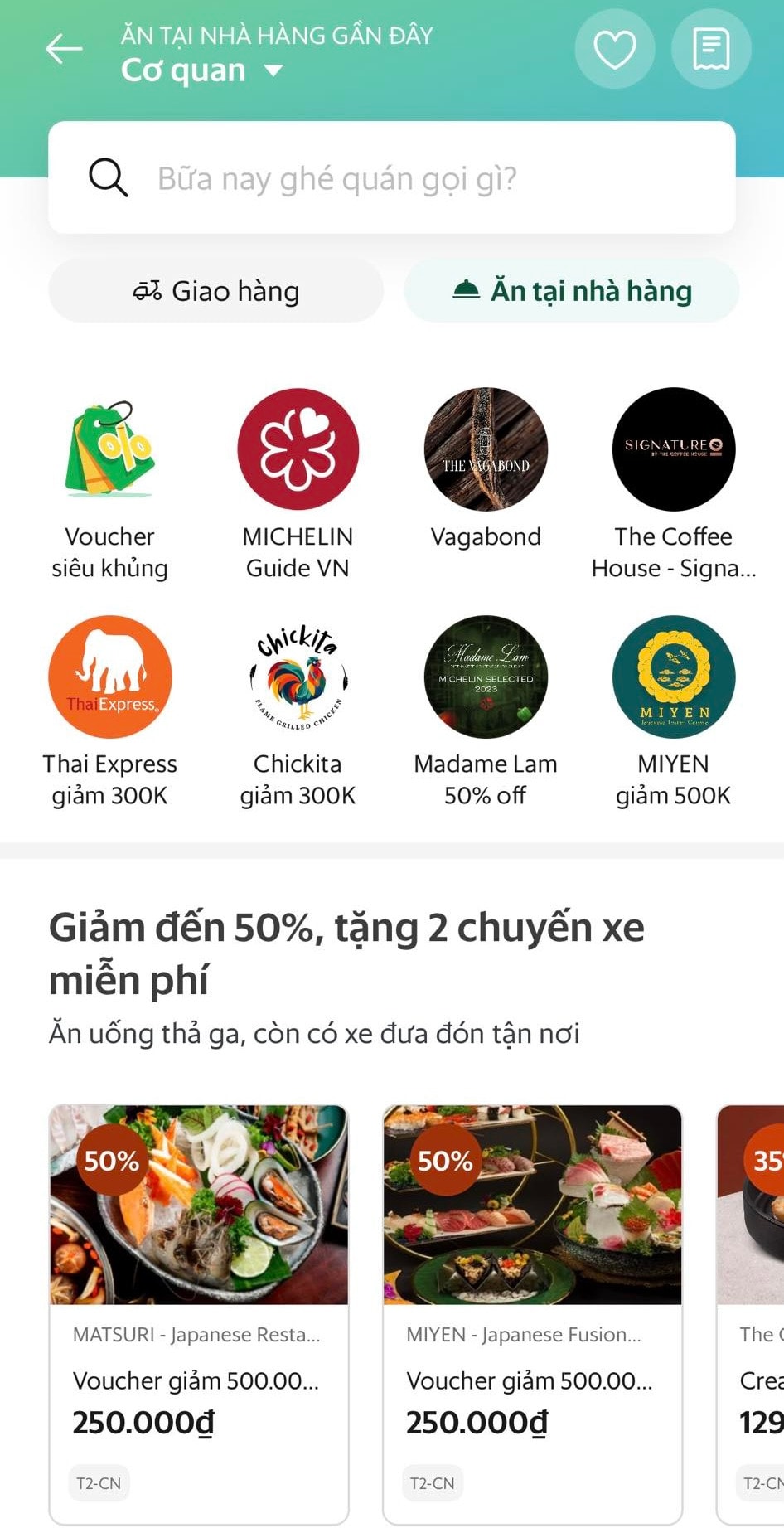 GrabFood thử nghiệm tính năng “Ăn tại nhà hàng” -0