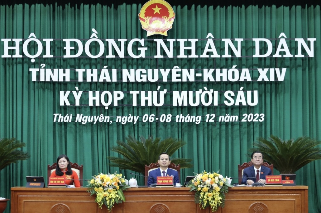 Chủ tọa điều hành Kỳ họp thứ 16, HĐND tỉnh Thái Nguyên khóa XIV