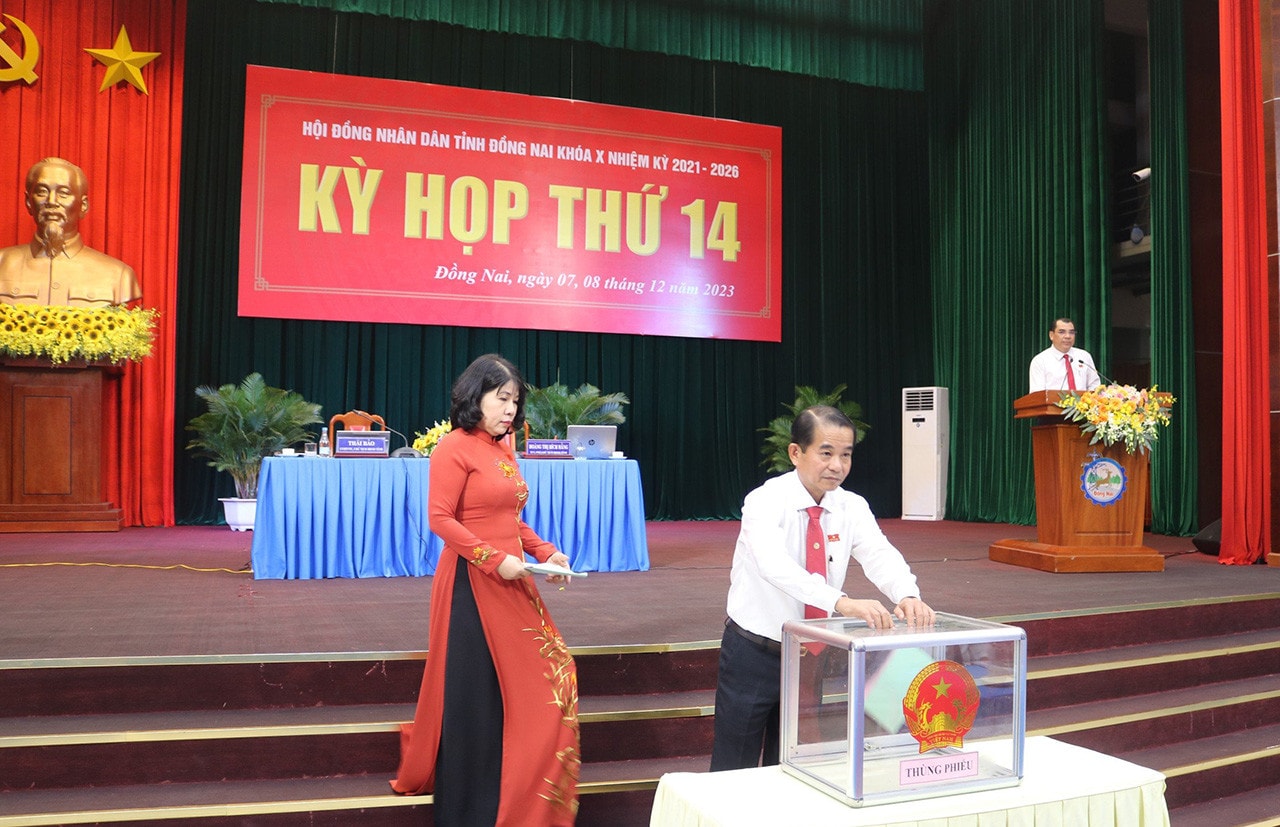 Chủ tịch HĐND tỉnh Đồng Nai Thái Bảo có số phiếu tín nhiệm cao nhất