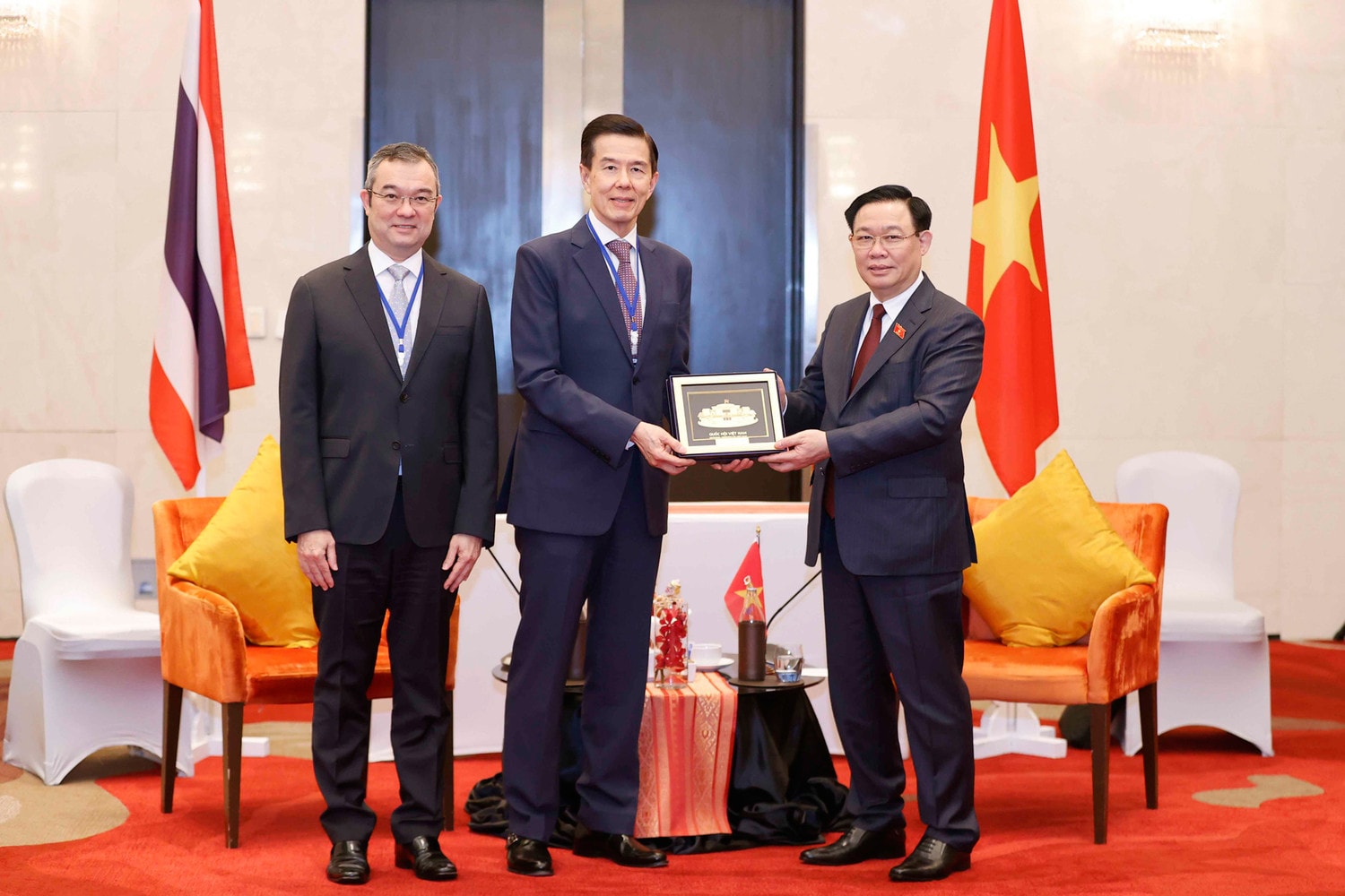 Chủ tịch Quốc hội Vương Đình Huệ: Phấn đấu đạt kim ngạch thương mại hai chiều cao hơn nữa, tương xứng với quan hệ tốt đẹp Việt Nam - Thái Lan -0