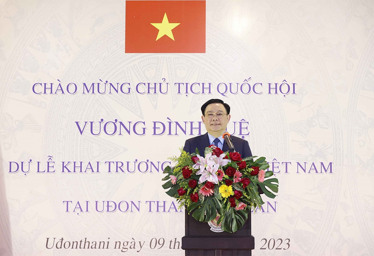 Chủ tịch Quốc hội Vương Đình Huệ dự Lễ khai trương Phố Việt Nam tại Udon Thani, Thái Lan -5