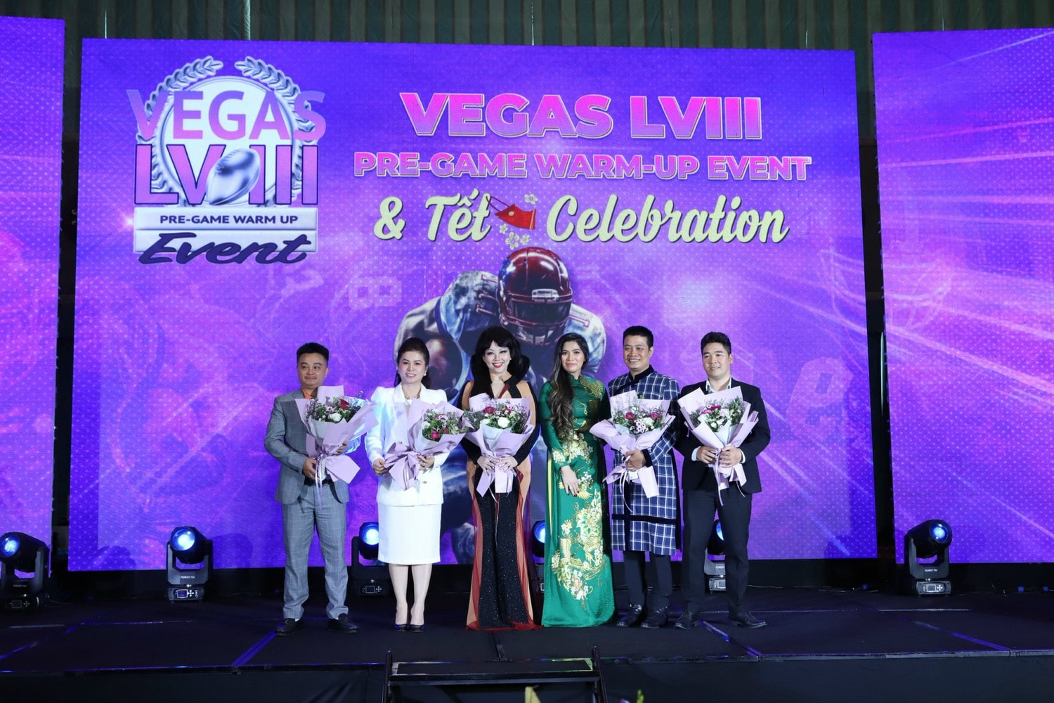 Bà Lê Hoàng Diệp Thảo đồng hành cùng sự kiện Vegas LVIII Pregame Warm Up Event & Tết Celebration (US) -0