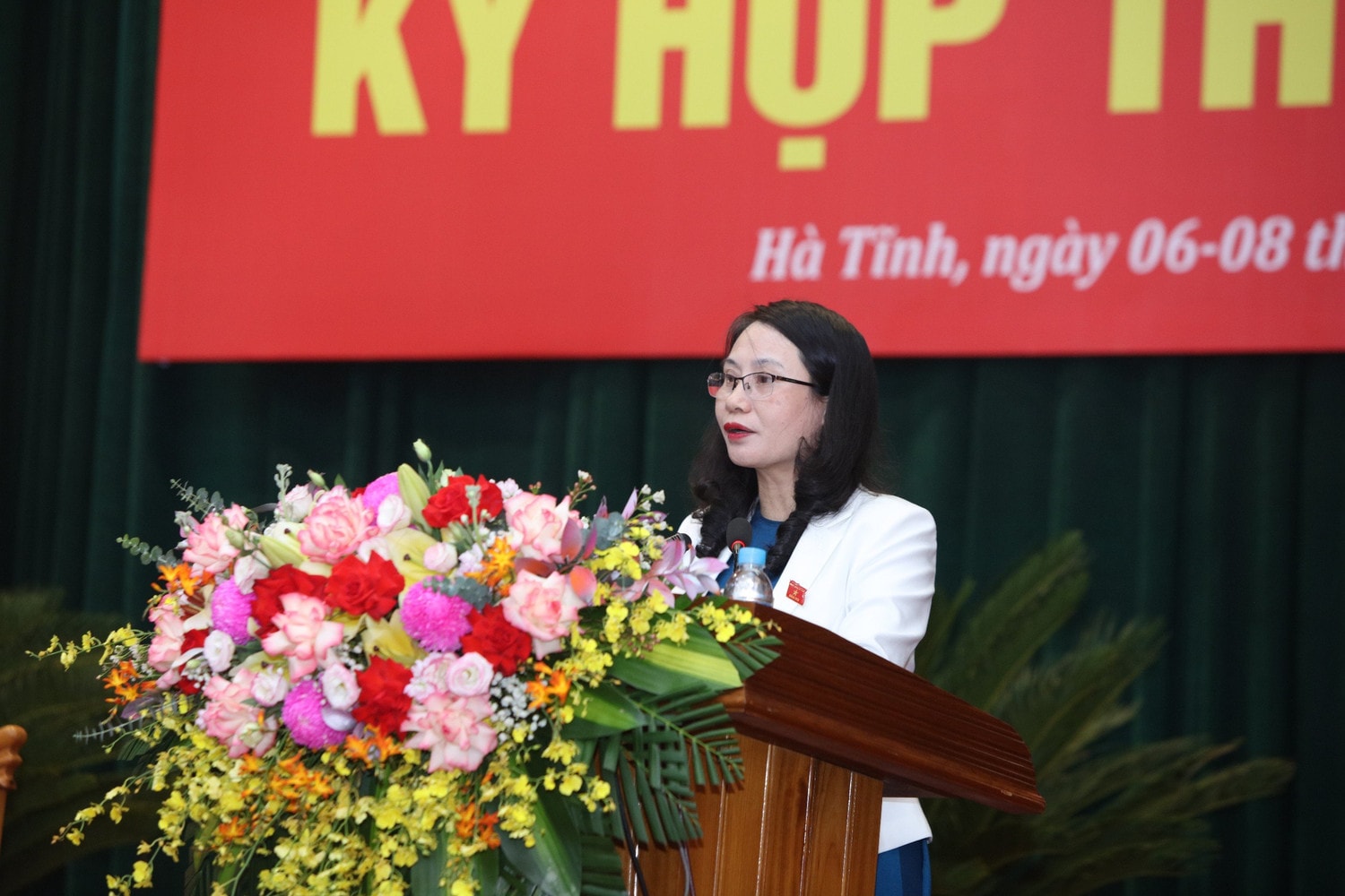 Trưởng Ban Pháp chế HĐND tỉnh NGUYỄN THỊ NHUẦN