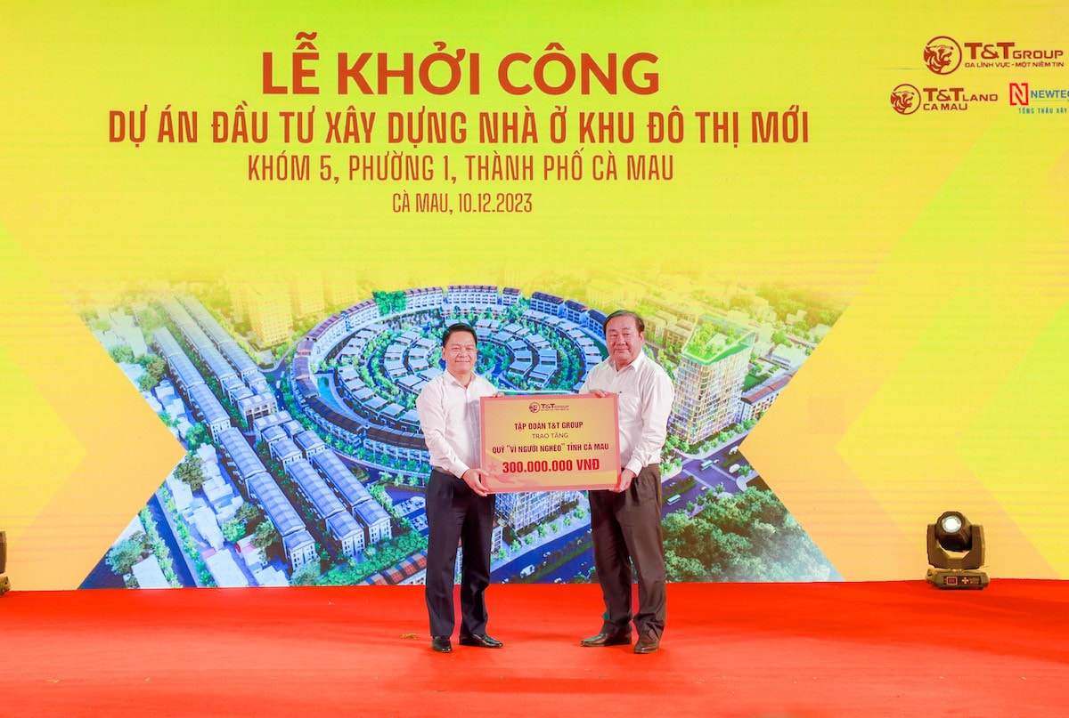 T&T Group khởi công dự án đô thị hơn 1.000 tỷ đồng tại Cà Mau -0