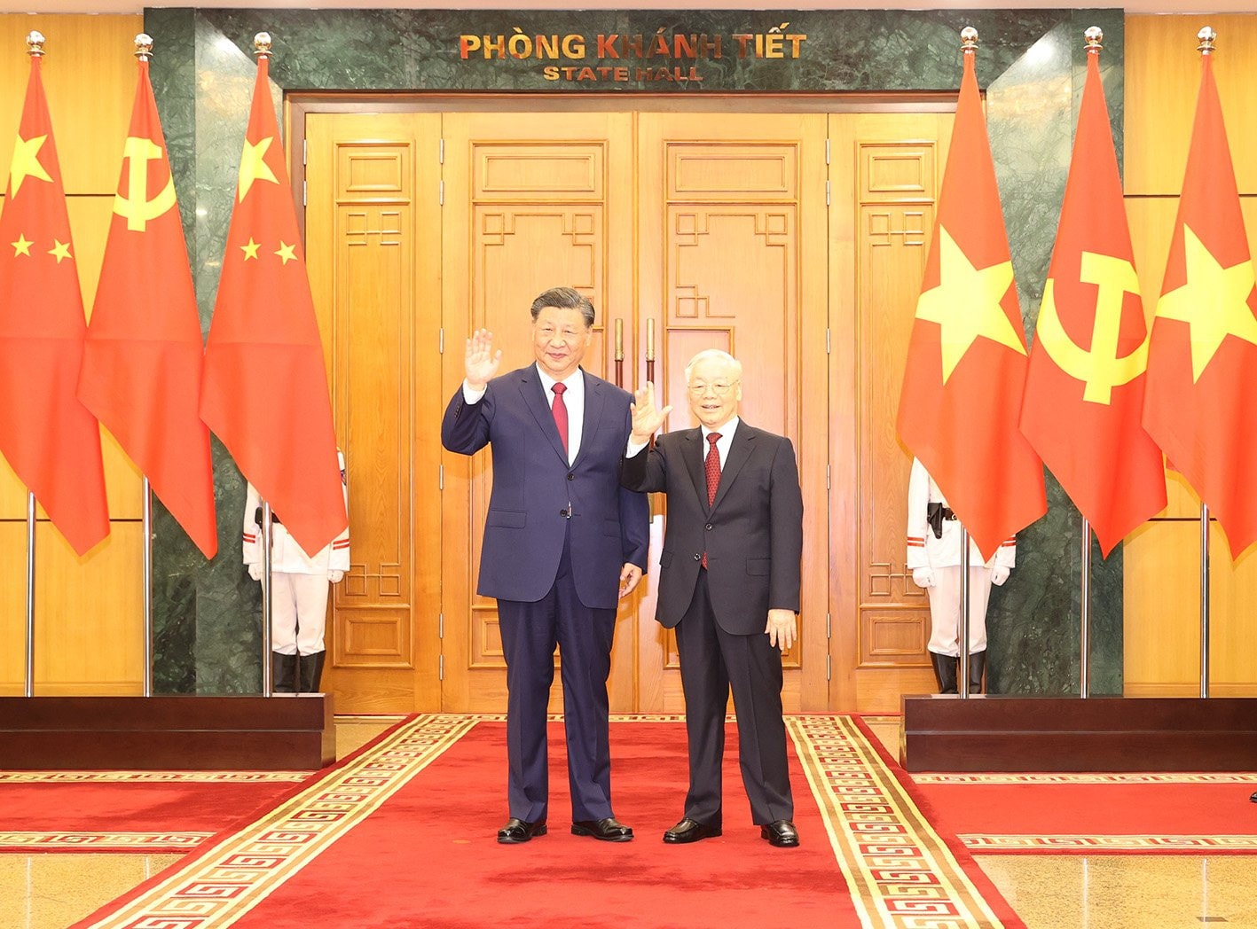 Tổng Bí thư Nguyễn Phú Trọng hội đàm với Tổng Bí thư, Chủ tịch nước Trung Quốc Tập Cận Bình -0