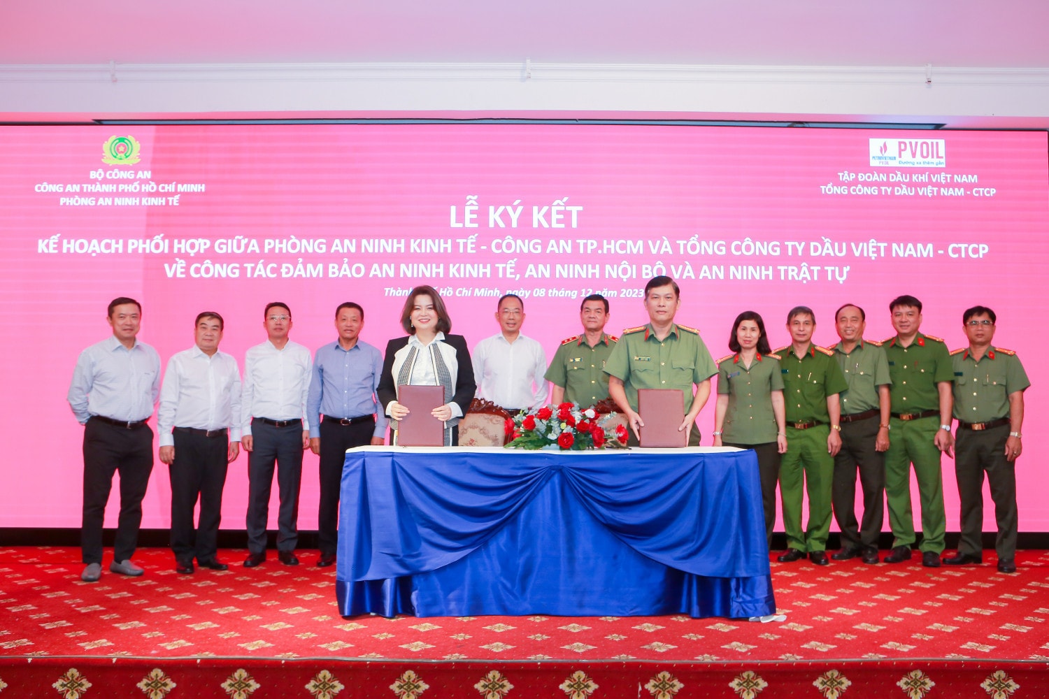 PVOIL và Công an TP.HCM tăng cường phối hợp trong công tác an ninh -0