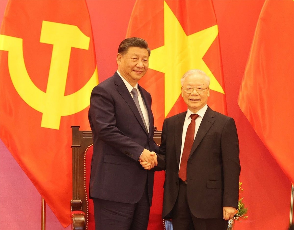 Tổng Bí thư Nguyễn Phú Trọng và Tổng Bí thư, Chủ tịch nước Trung Quốc Tập Cận Bình gặp mặt nhân sỹ hữu nghị và thế hệ trẻ hai nước -5