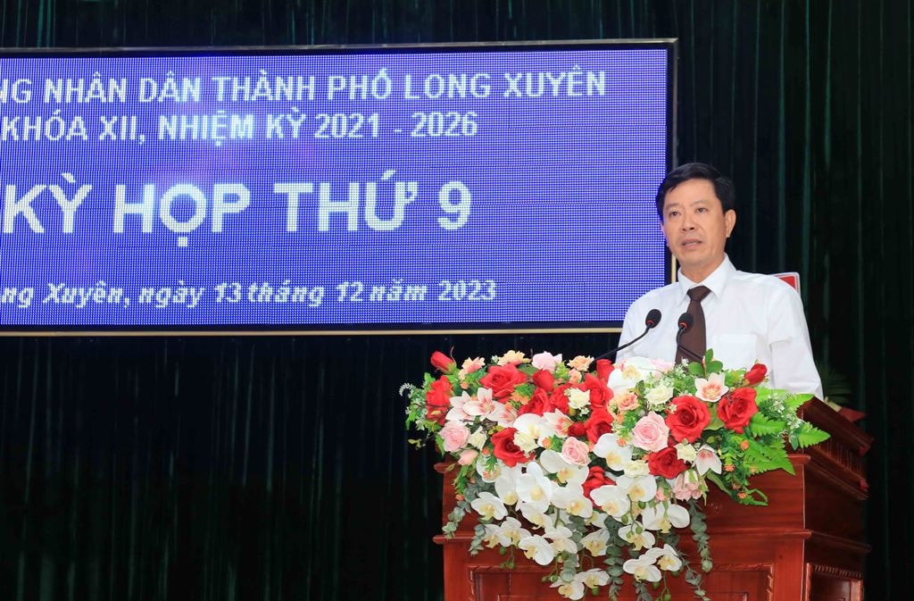 HĐND TP Long Xuyên tổ chức kỳ họp thứ 9, bầu Chủ tịch HĐND, Chủ tịch UBND thành phố