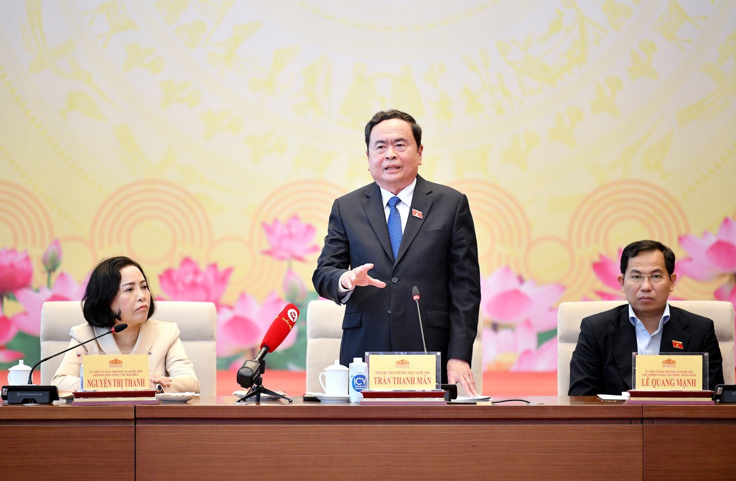 Phó Chủ tịch Thường trực Quốc hội Trần Thanh Mẫn gặp mặt Đoàn đại biểu thành phố Cần Thơ
