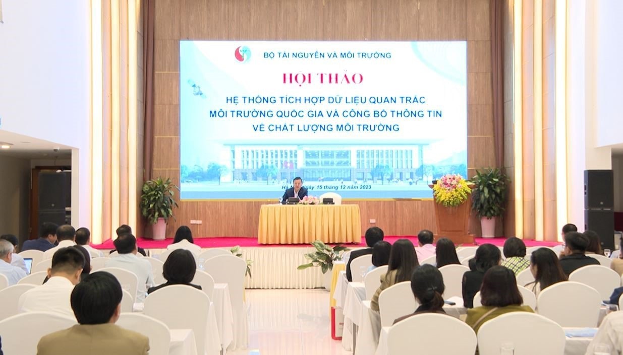Xây dựng hệ thống tích hợp dữ liệu quan trắc môi trường quốc gia -0