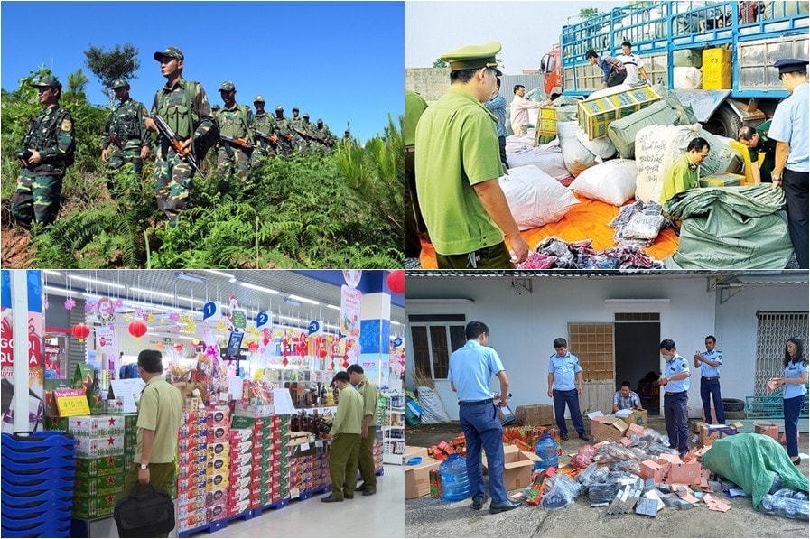 Mở đợt cao điểm chống buôn lậu Tết Nguyên đán Giáp Thìn 2024 -0