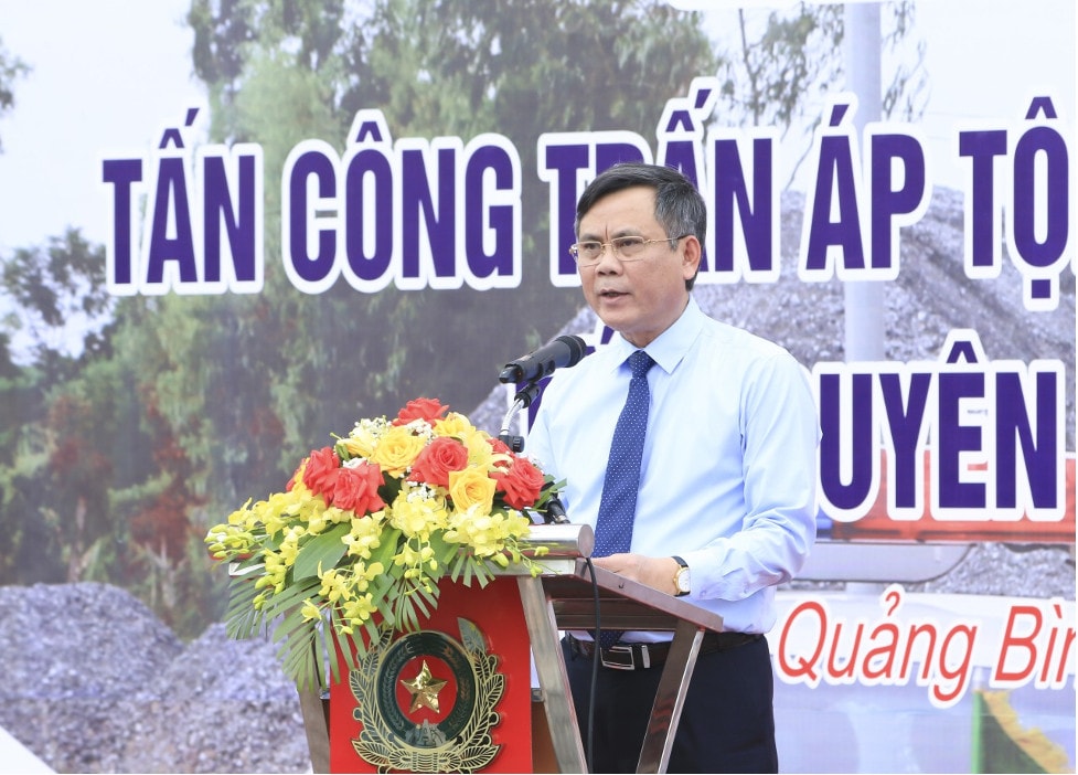 Công an Quảng Bình ra quân, bảo đảm an ninh, trật tự dịp Tết Nguyên đán 2024 -0