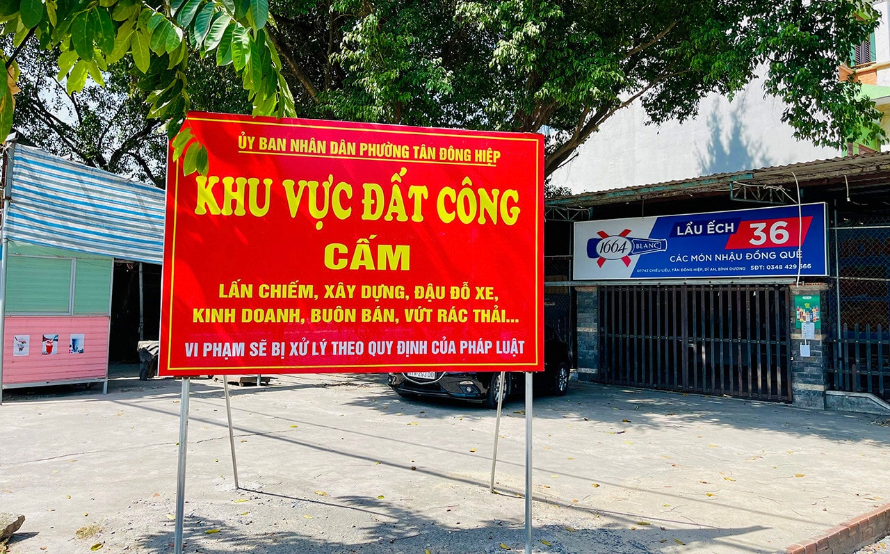 Bình Dương: Phường Tân Đông Hiệp cho thuê đất công nhưng không biết tiền ai giữ?