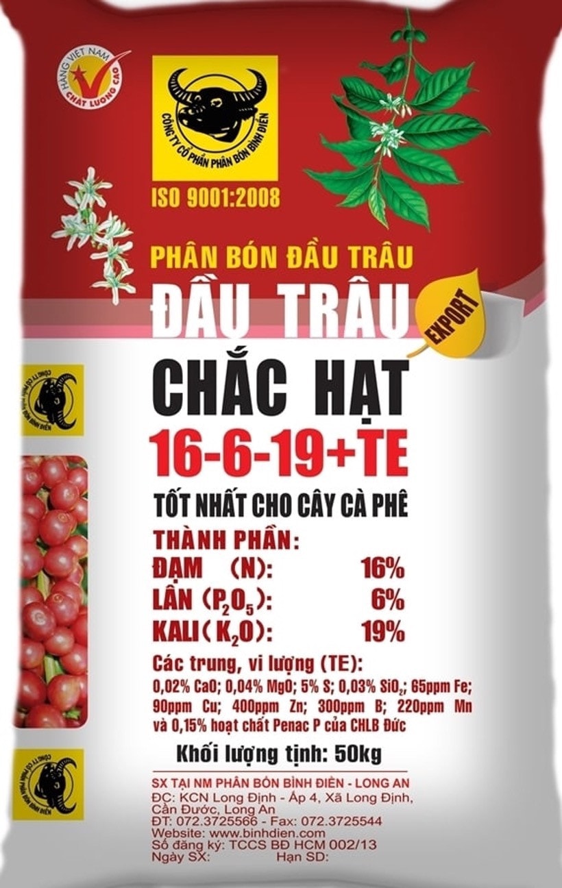 Phân bón Đầu Trâu bảo đảm sinh trưởng và năng suất của vườn cà phê -0