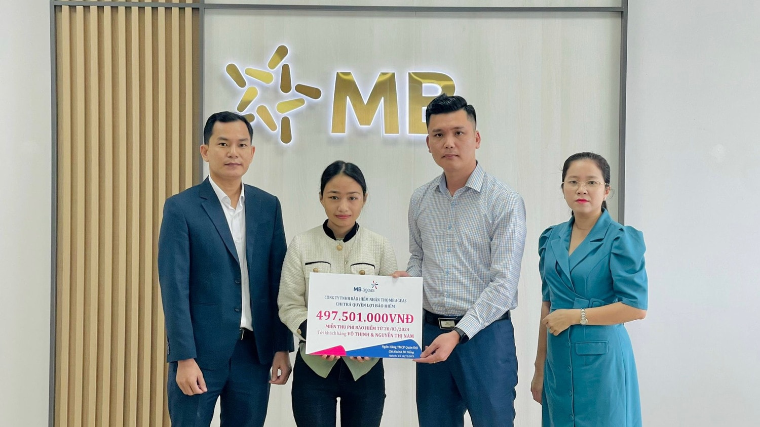 Nhiều khách hàng nhận hàng trăm triệu đồng quyền lợi bảo hiểm từ Công ty bảo hiểm nhân thọ MB Ageas Life -0