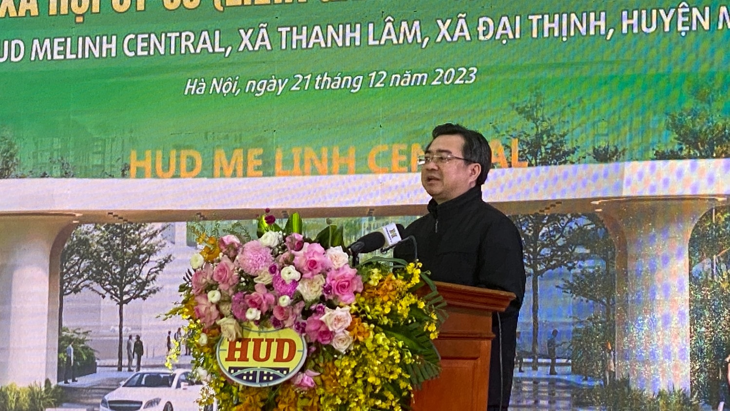 Khởi công xây dựng 280 căn nhà ở xã hội ở Mê Linh, Hà Nội -0