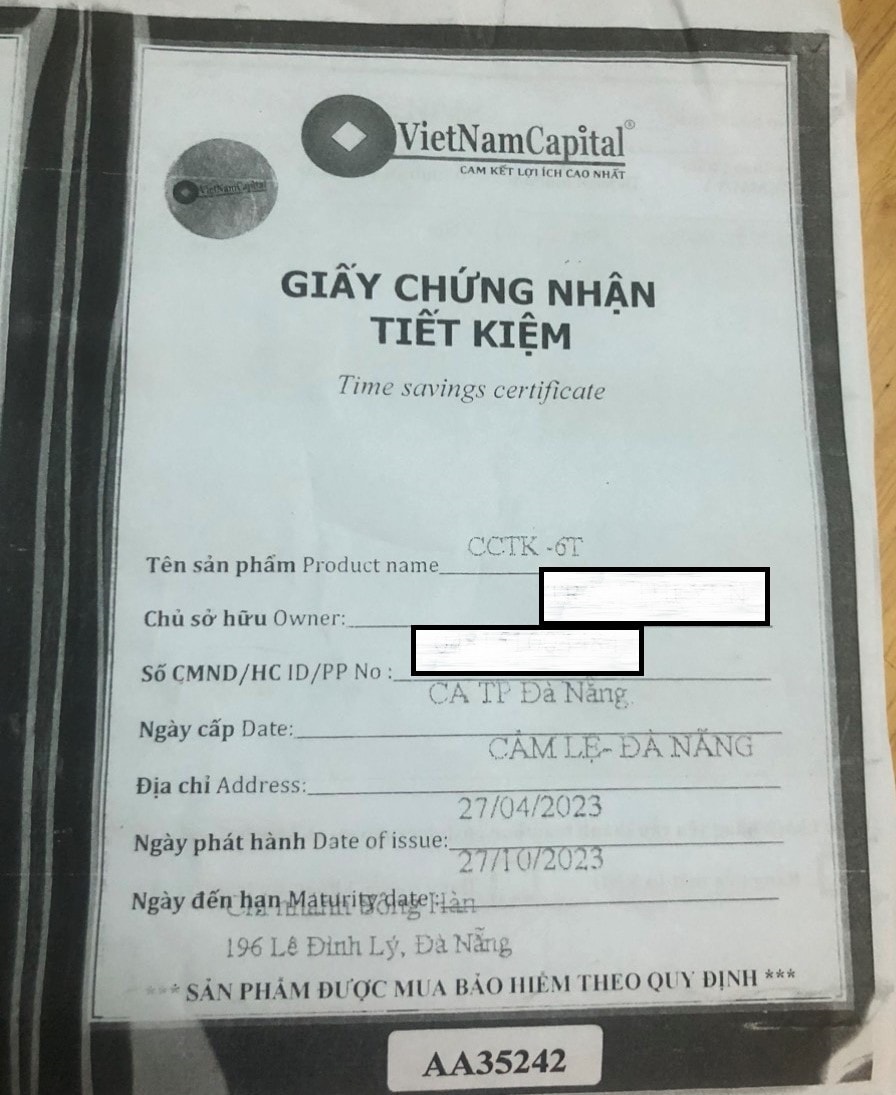 Đà Nẵng: Bắt chủ tịch Hội đồng quản trị Công ty CP Tài chính Vietnam Capital -0