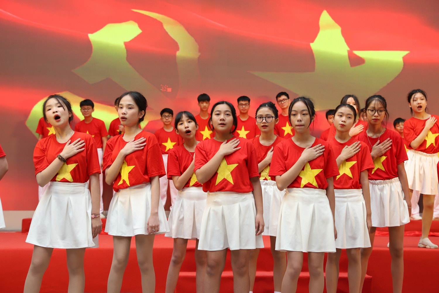 Hà Nội: Học sinh sôi nổi tham gia Cuộc thi tìm hiểu đất nước, con người Australia -0