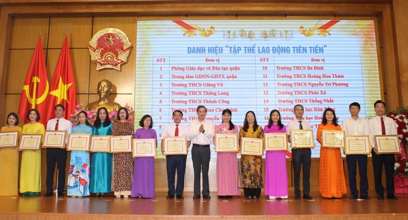 Giáo dục Ba Đình năm học 2022-2023: Dấu ấn đột phá về chất lượng giáo dục mũi nhọn -0