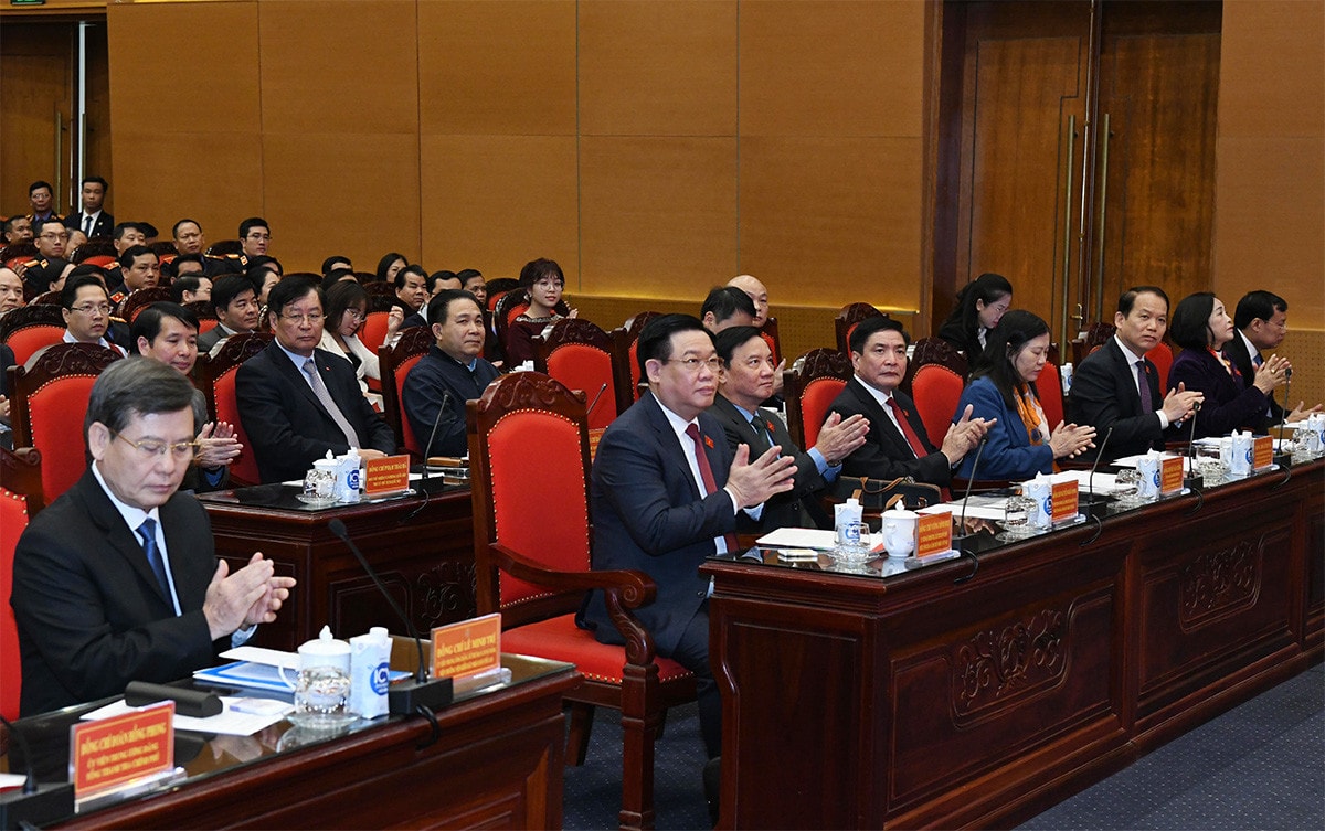 Chủ tịch Quốc hội Vương Đình Huệ: Tiếp tục hoàn thiện thể chế để Viện kiểm sát thực hiện tốt chức năng thực hành quyền công tố -1