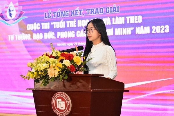 Học sinh lớp 8 Trường THCS Chu Văn An (Hà Nội) đoạt giải Nhất cuộc thi “Tuổi trẻ học tập và làm theo tư tưởng, đạo đức, phong cách Hồ Chí Minh” -0