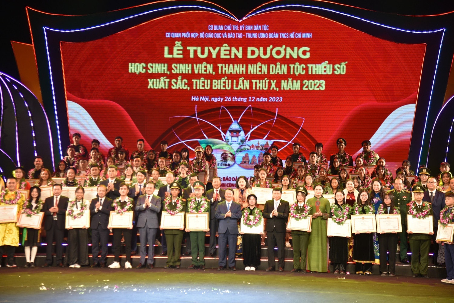 Tuyên dương 143 học sinh, sinh viên, thanh niên dân tộc thiểu số xuất sắc, tiêu biểu năm 2023 -0