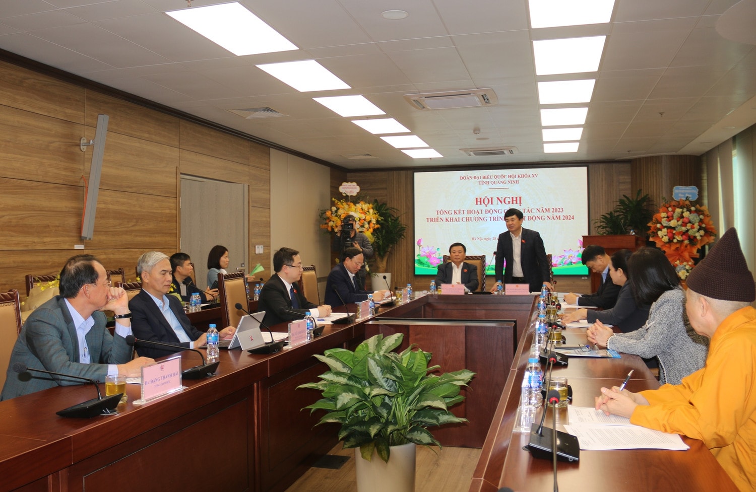 Toàn cảnh hội nghị Quảng Ninh: Phó Bí thư Tỉnh ủy Đặng Xuân Phương được bầu làm Trưởng Đoàn ĐBQH tỉnh Khóa XV -0