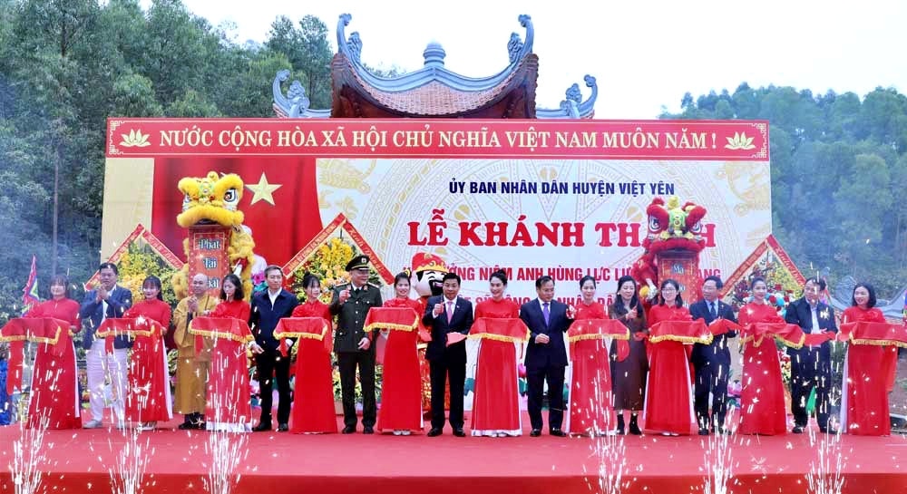 Bắc Giang: Khánh thành Khu tưởng niệm Anh hùng liệt sĩ Cao Kỳ Vân -0
