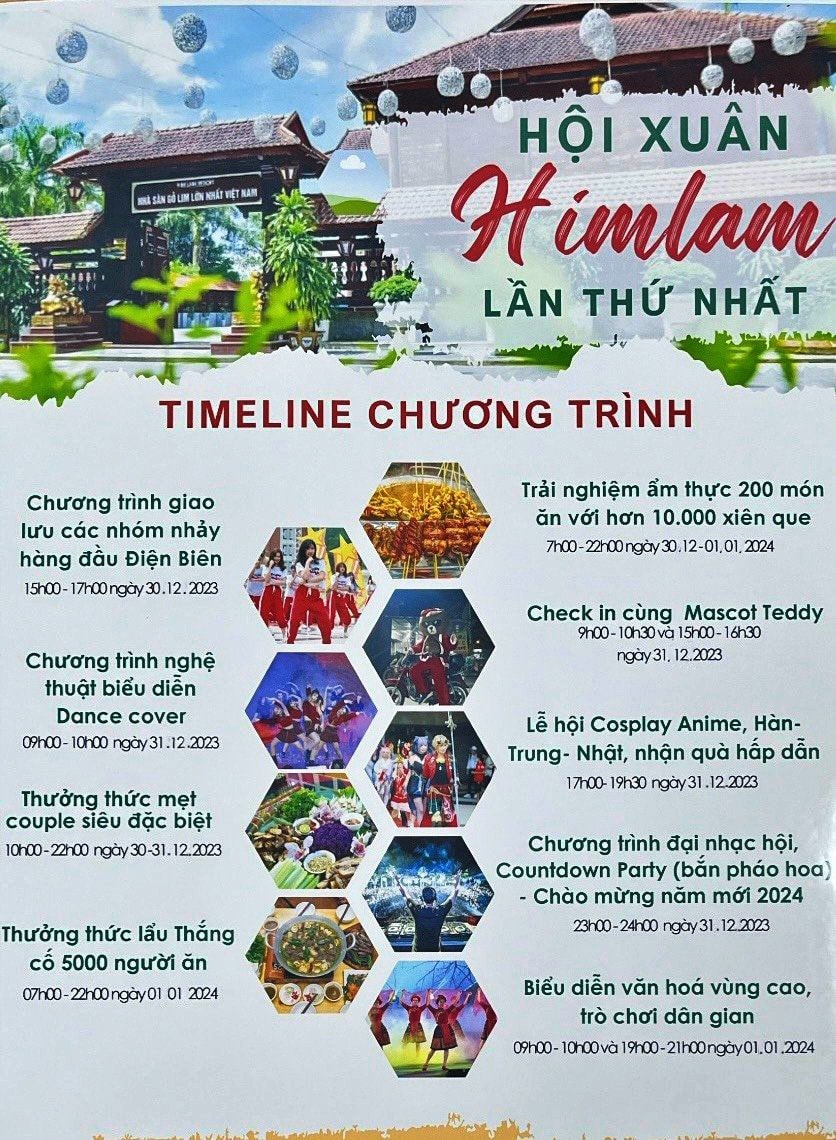 Điện Biên: Khai mạc Hội xuân Him Lam lần thứ I -0