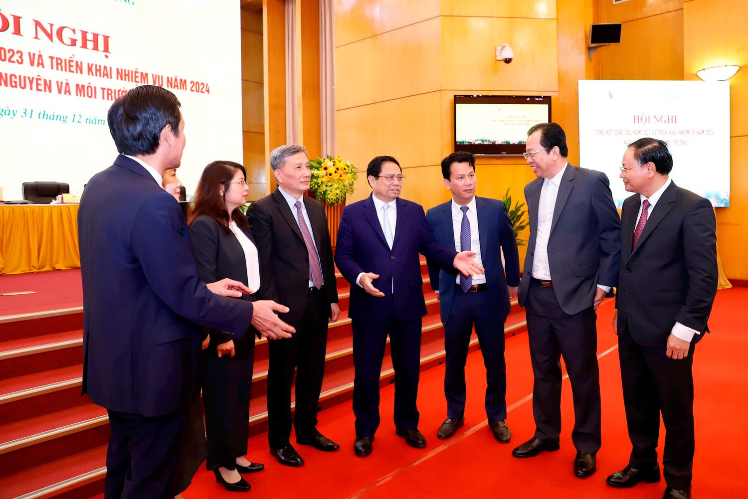 Thủ tướng Chính phủ Phạm Minh Chính dự Hội nghị tổng kết và triển khai nhiệm vụ ngành Tài nguyên và Môi trường năm 2024 -0