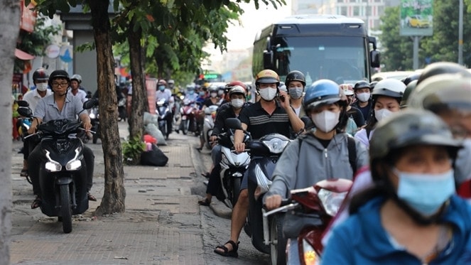 Các tuyến đường quanh sân bay Tân Sơn Nhất đều ùn tắc kéo dài dịp cuối năm