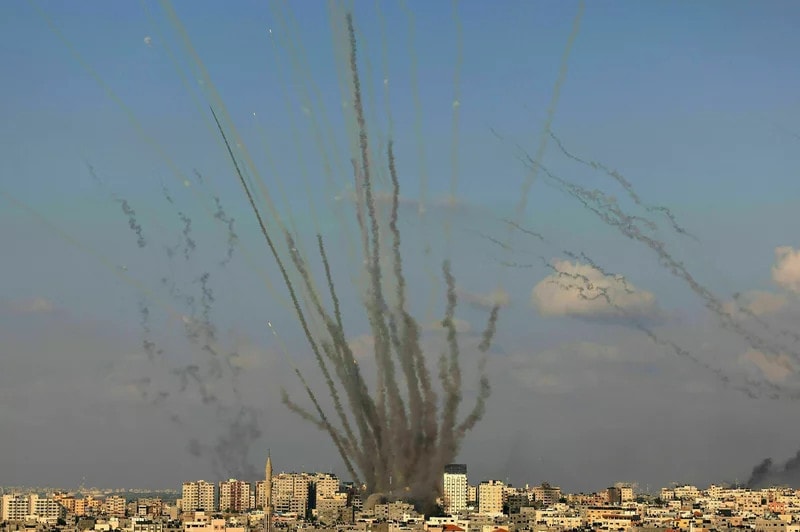 Hỏa lực Israel tấn công dải Gaza - AFP