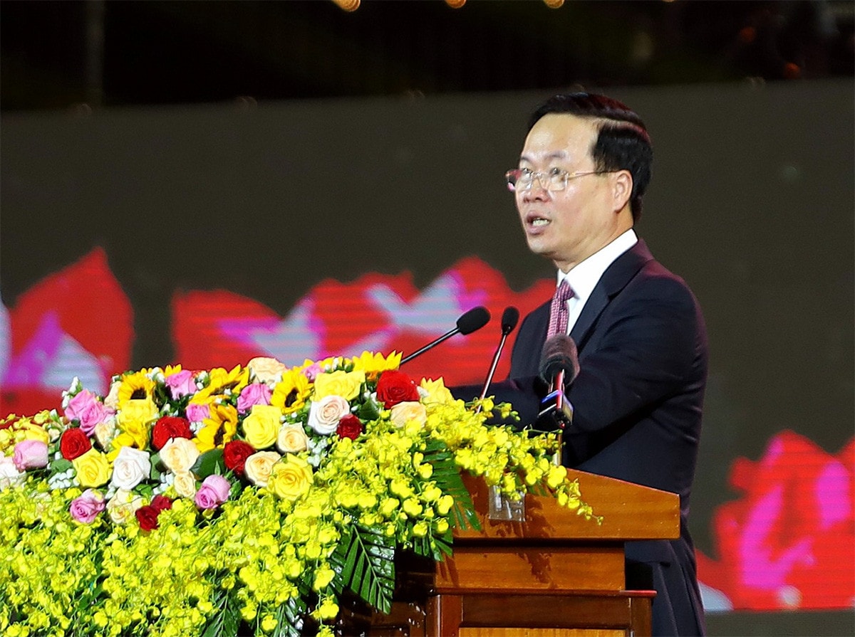 Chủ tịch nước Võ Văn Thưởng dự Lễ kỷ niệm 20 năm thành lập tỉnh Hậu Giang -3
