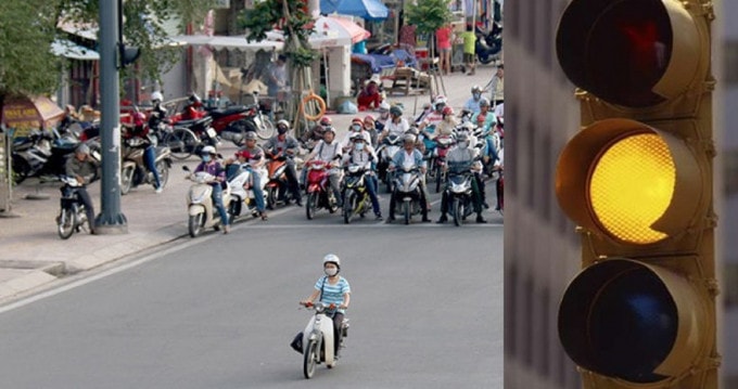 Lỗi vượt đèn vàng khi tham gia giao thông -0