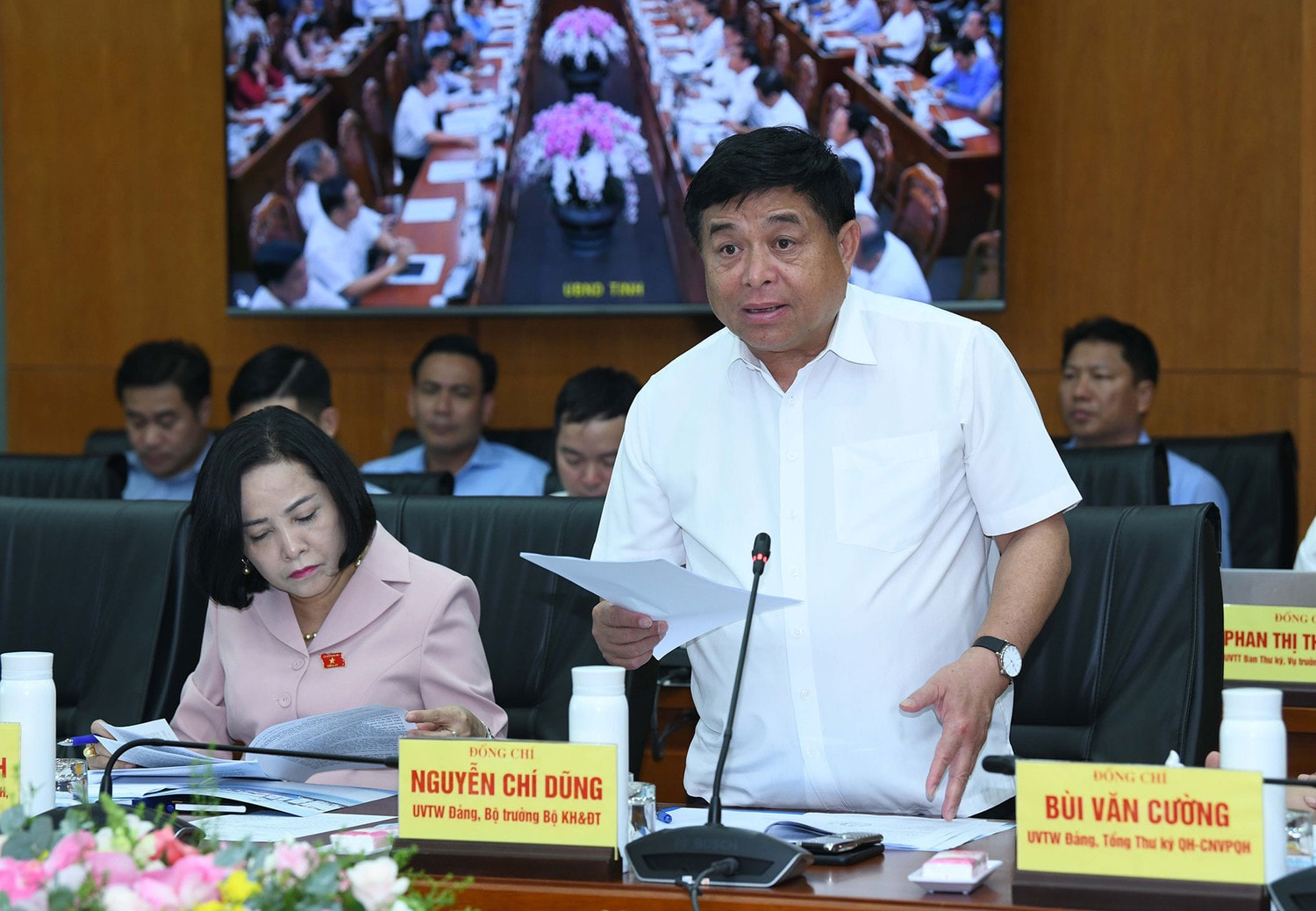 Chủ tịch Quốc hội Vương Đình Huệ làm việc với Ban Thường vụ và lãnh đạo chủ chốt tỉnh Bà Rịa - Vũng Tàu -0