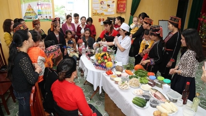 Tỷ lệ suy dinh dưỡng trẻ em giảm mạnh trong những năm qua. (Ảnh: ITN)
