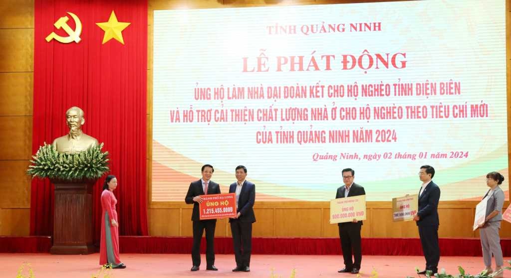 Giáo hội Phật giáo tỉnh và chùa Ba Vàng ủng hộ xây nhà đại đoàn kết, cải thiện chất lượng nhà ở cho hộ nghèo -0