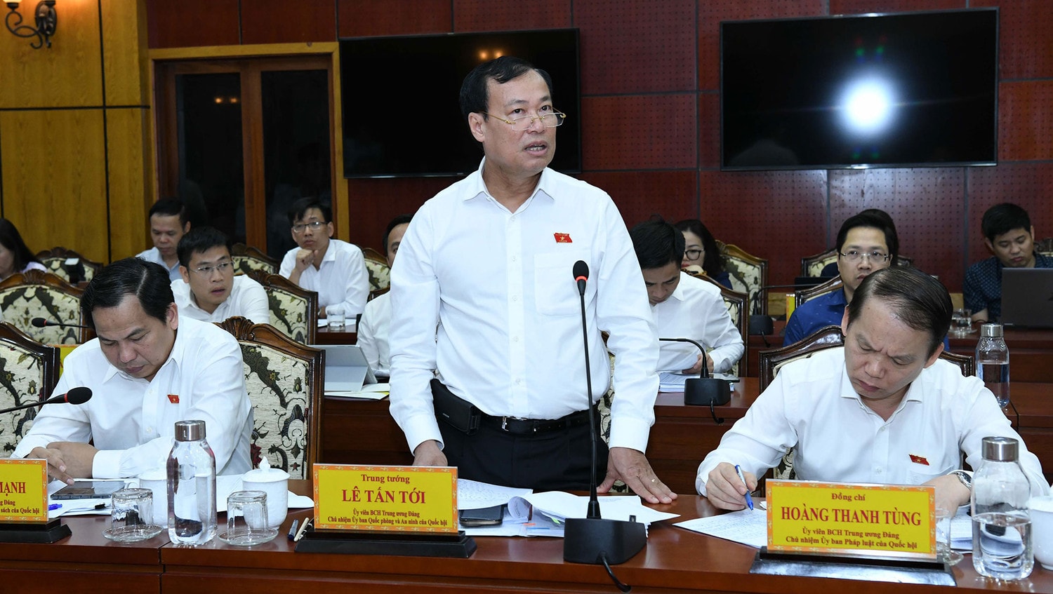 Chủ tịch Quốc hội Vương Đình Huệ làm việc với Ban Thường vụ Tỉnh ủy Tây Ninh -0