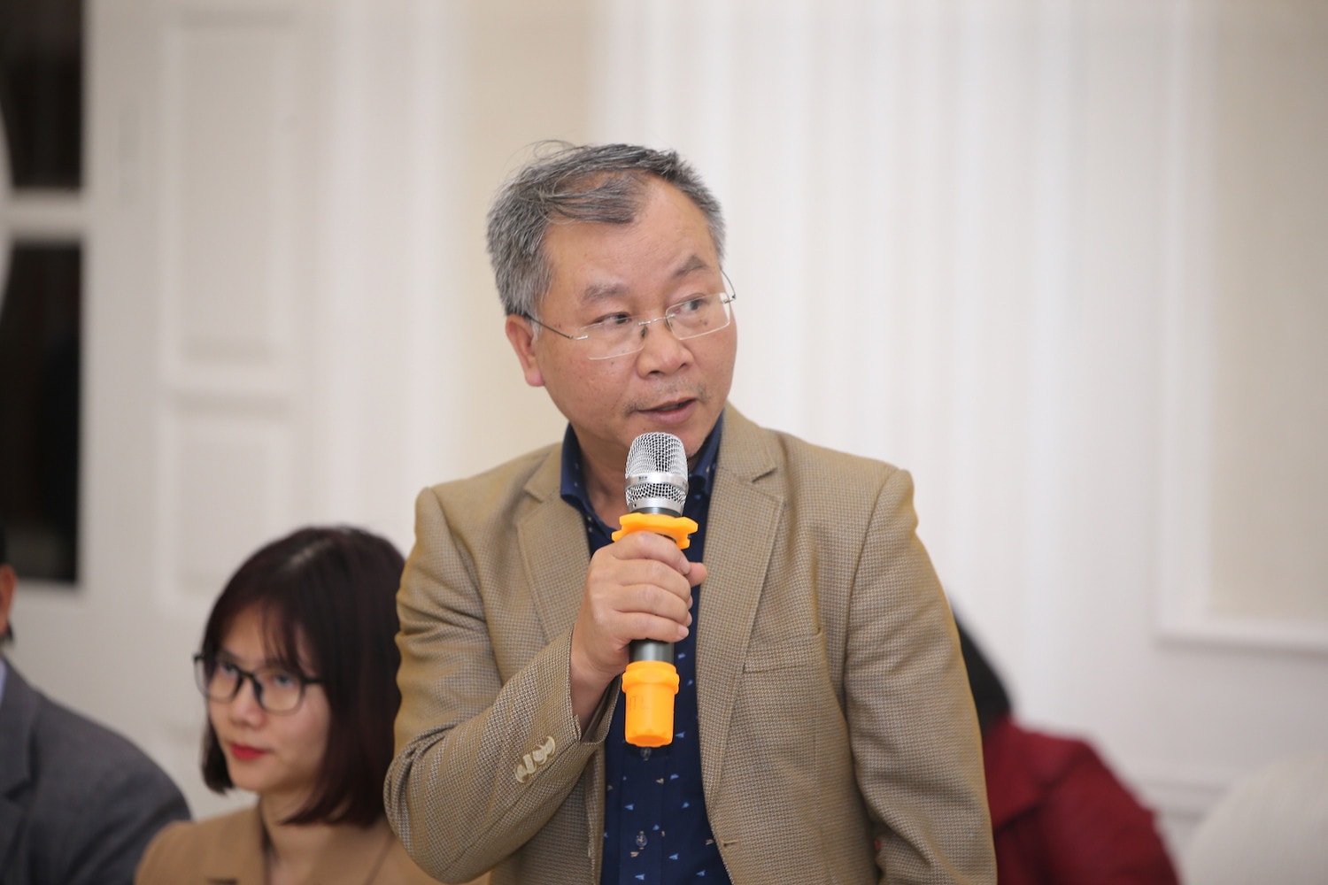 TS. Vũ Đình Ánh (Viện Kinh tế - Tài chính) phát biểu tại hội thảo Kinh tế Việt Nam năm 2024 có nhiều dấu tích cực -0