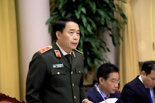 Thứ trưởng Bộ Công an, Trung tướng Lê Quốc Hùng - Ảnh H.Ngọc