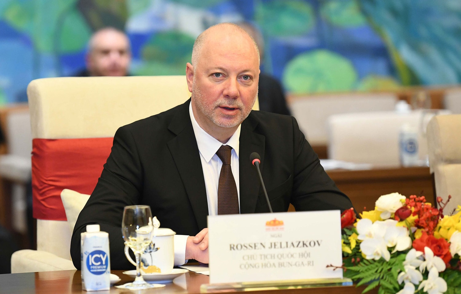 Chủ tịch Quốc hội Vương Đình Huệ hội đàm với Chủ tịch Quốc hội Bulgaria Rossen Dimitrov Jeliazkov -0