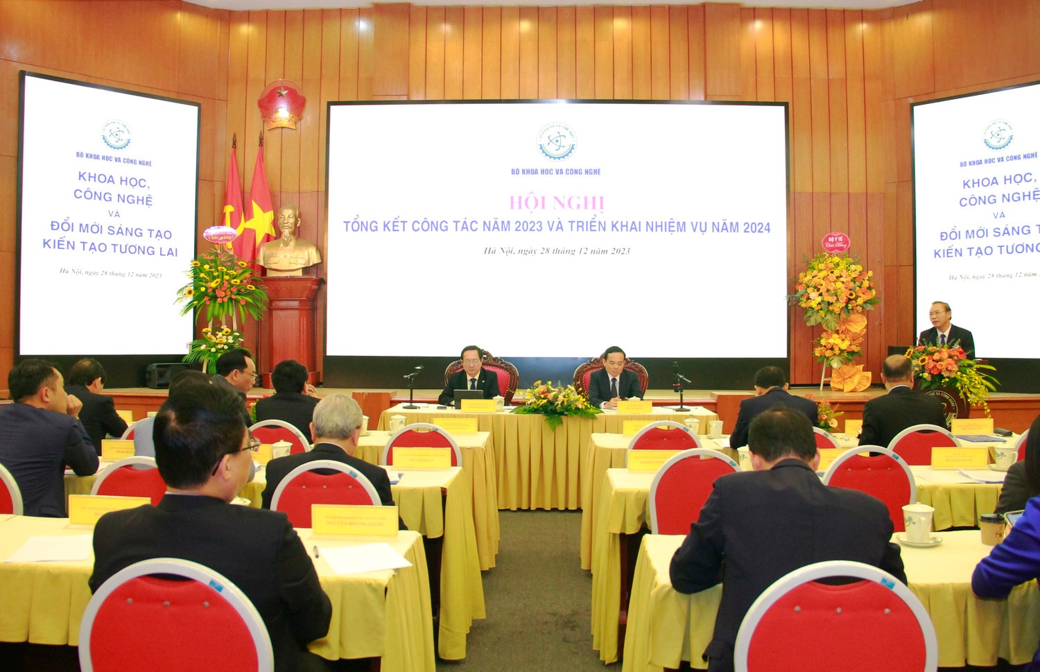Toàn cảnh Hội nghị tổng kết công tác khoa học và công nghệ năm 2023 - Ảnh: K. Duy