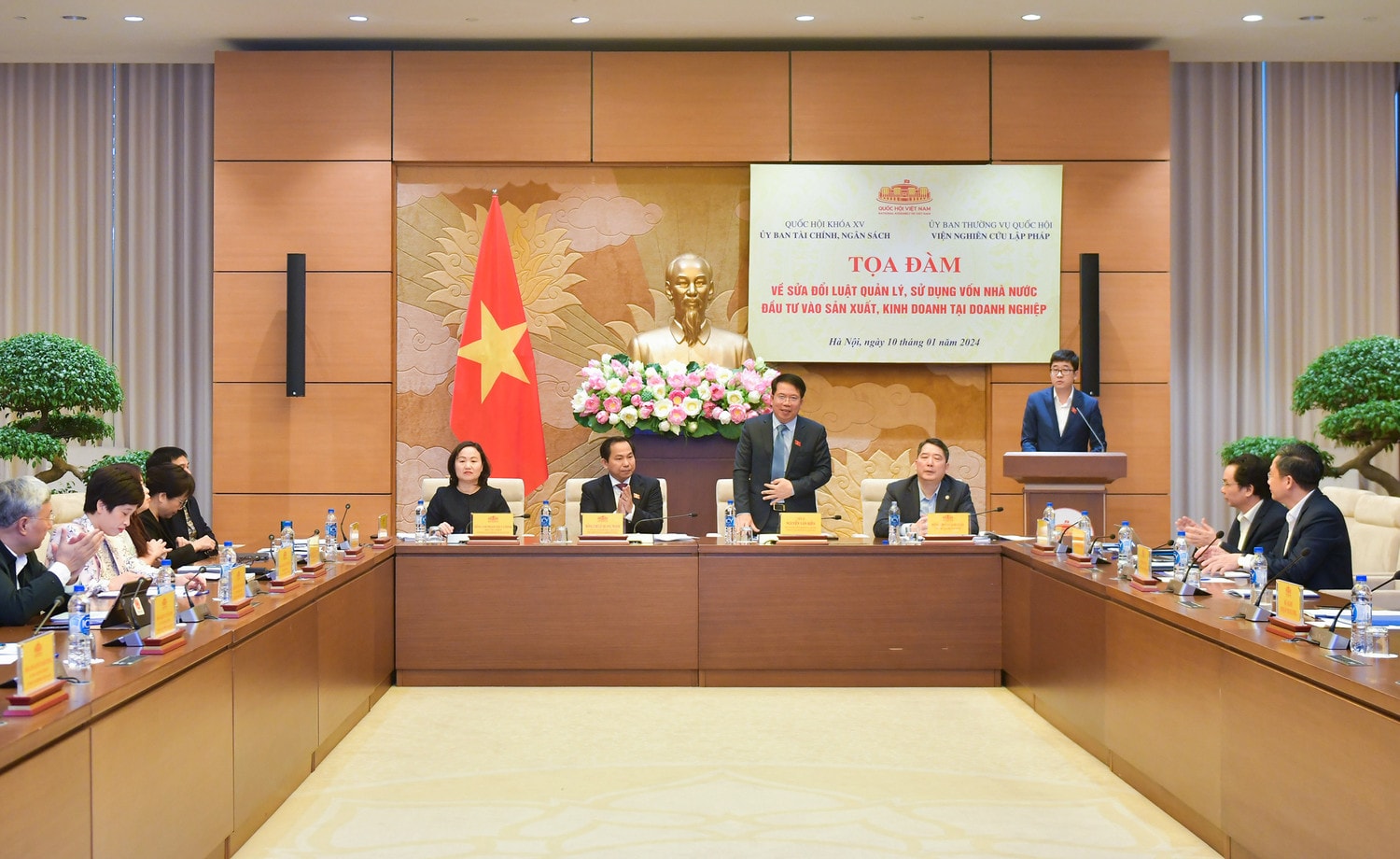 Toạ đàm về sửa đổi Luật Quản lý, sử dụng vốn nhà nước đầu tư vào sản xuất, kinh doanh tại doanh nghiệp -0