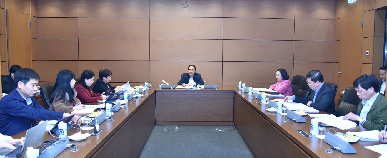 Phó Chủ tịch Thường trực Quốc hội Trần Thanh Mẫn chủ trì làm việc với các cơ quan về hướng dẫn Luật Thi đua, khen thưởng -0