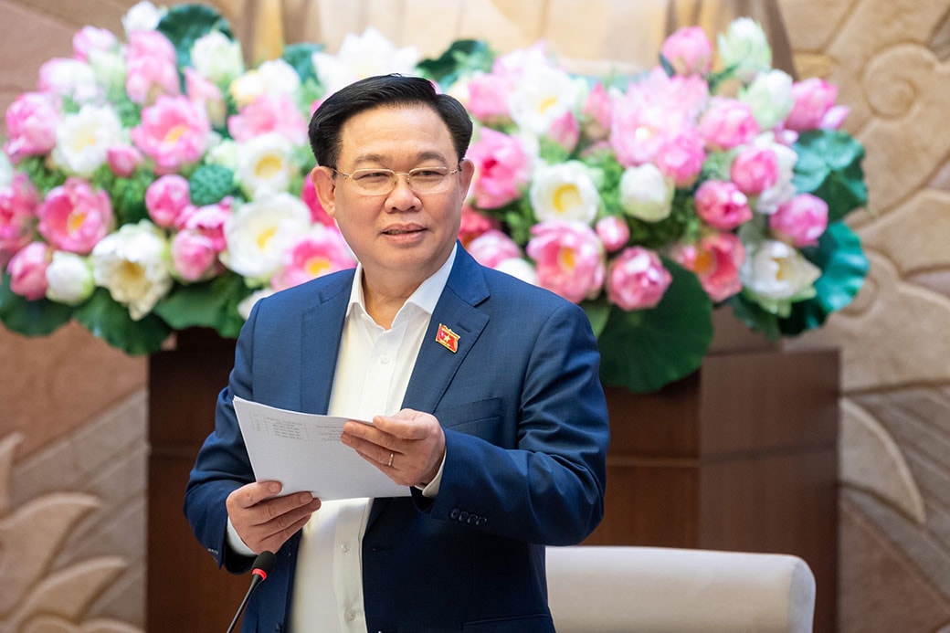 Chủ tịch Quốc hội Vương Đình Huệ làm việc với các cơ quan về chuẩn bị Kỷ niệm 80 năm Ngày Tổng tuyển cử đầu tiên bầu Quốc hội Việt Nam -0