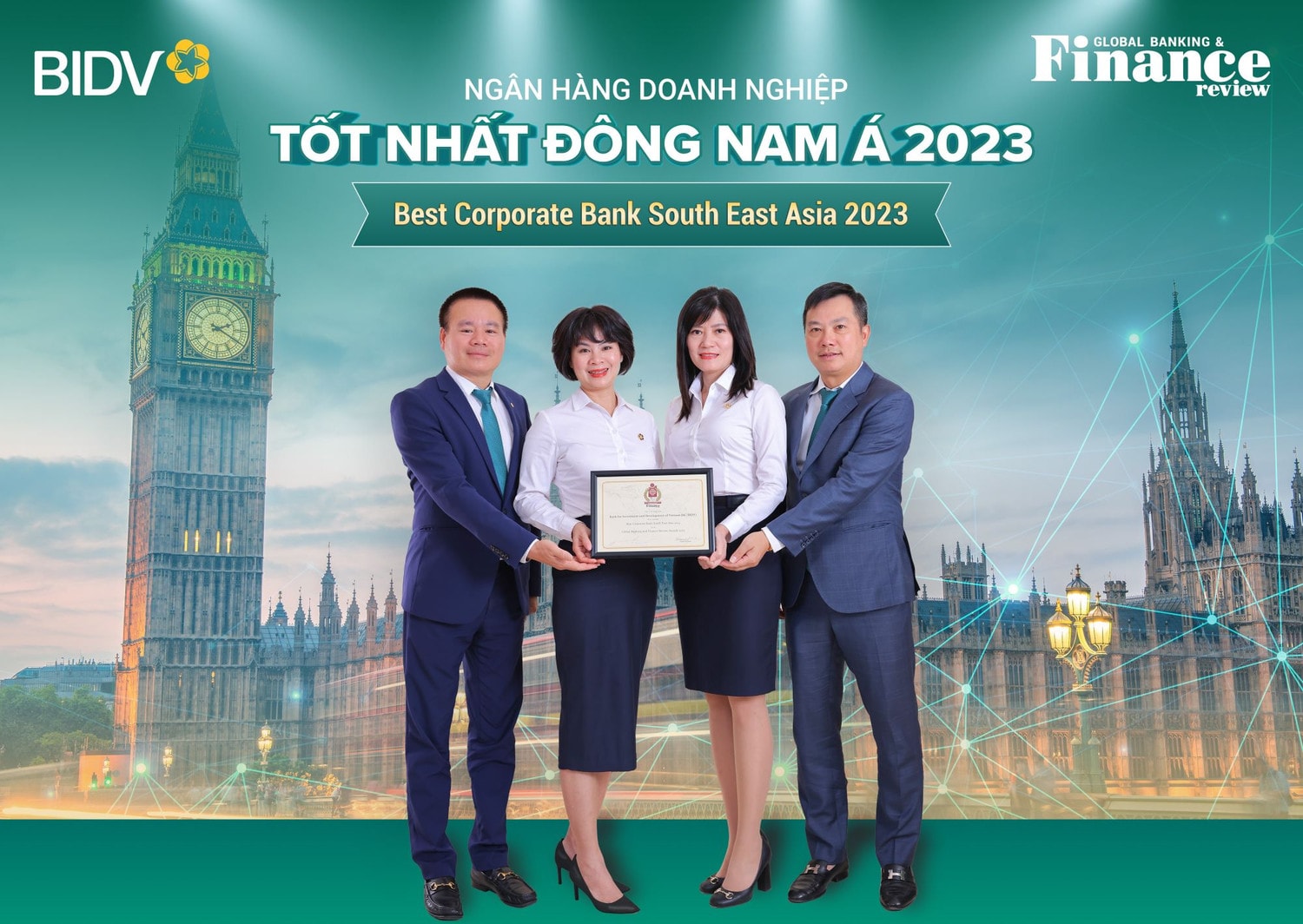 BIDV tiếp tục là Ngân hàng SME và Ngân hàng Doanh nghiệp tốt nhất Đông Nam Á -0